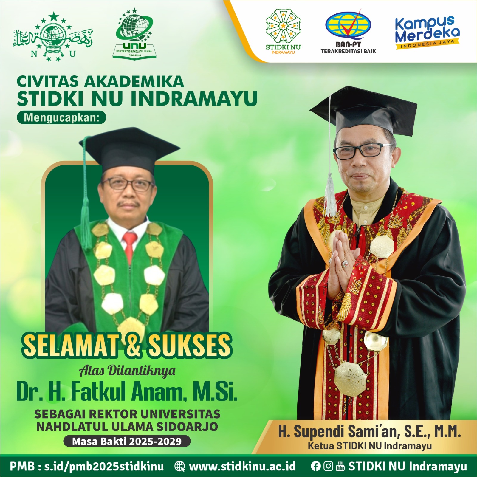 Banjir Harapan dan Dukungan, Berikut Rangkaian Ucapan Pelantikan Rektor UNUSIDA Masa Khidmat 2025–2029 25 Banjir Harapan dan Dukungan, Berikut Rangkaian Ucapan Pelantikan Rektor UNUSIDA Masa Khidmat 2025–2029 24