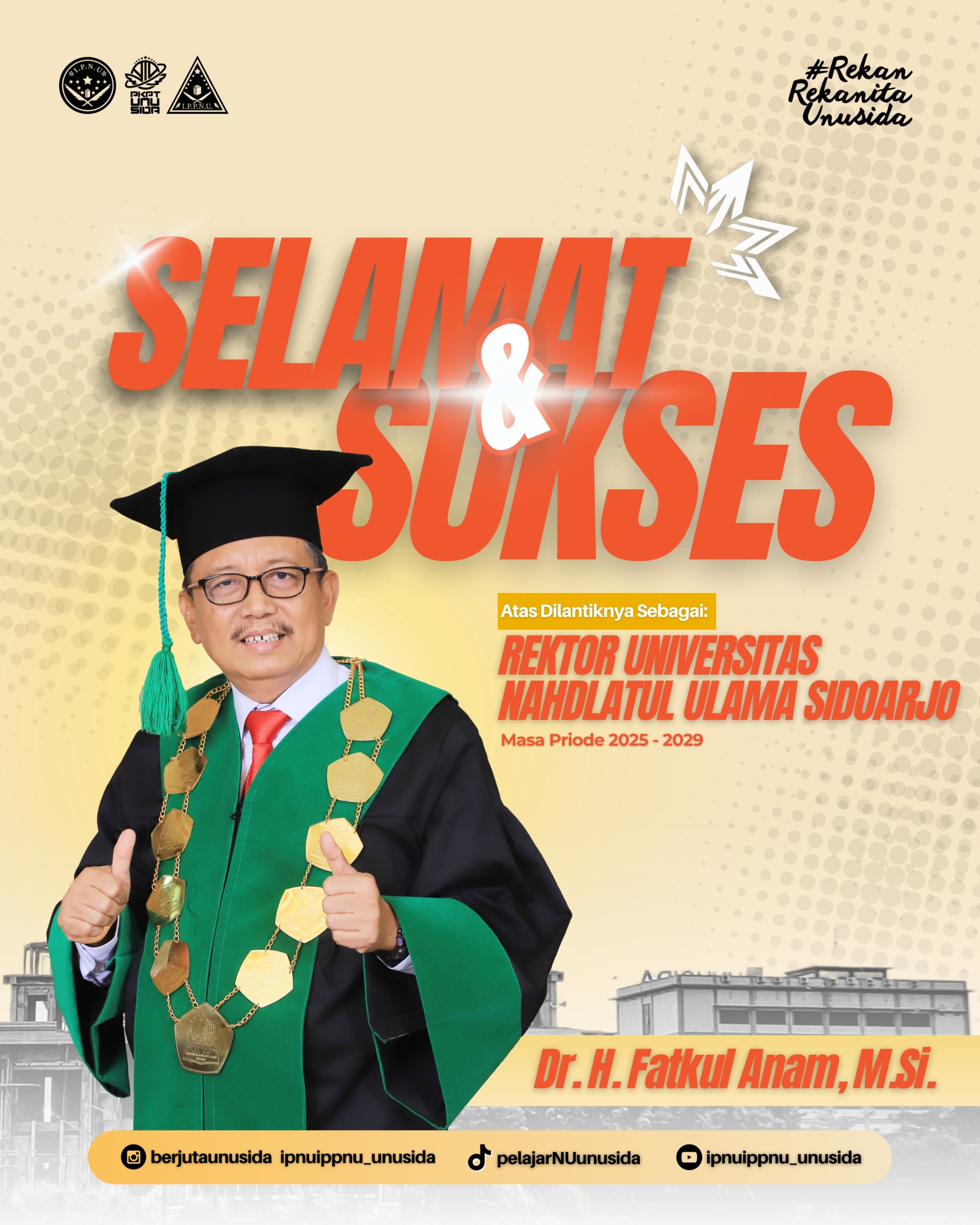 Banjir Harapan dan Dukungan, Berikut Rangkaian Ucapan Pelantikan Rektor UNUSIDA Masa Khidmat 2025–2029 21 Banjir Harapan dan Dukungan, Berikut Rangkaian Ucapan Pelantikan Rektor UNUSIDA Masa Khidmat 2025–2029 20
