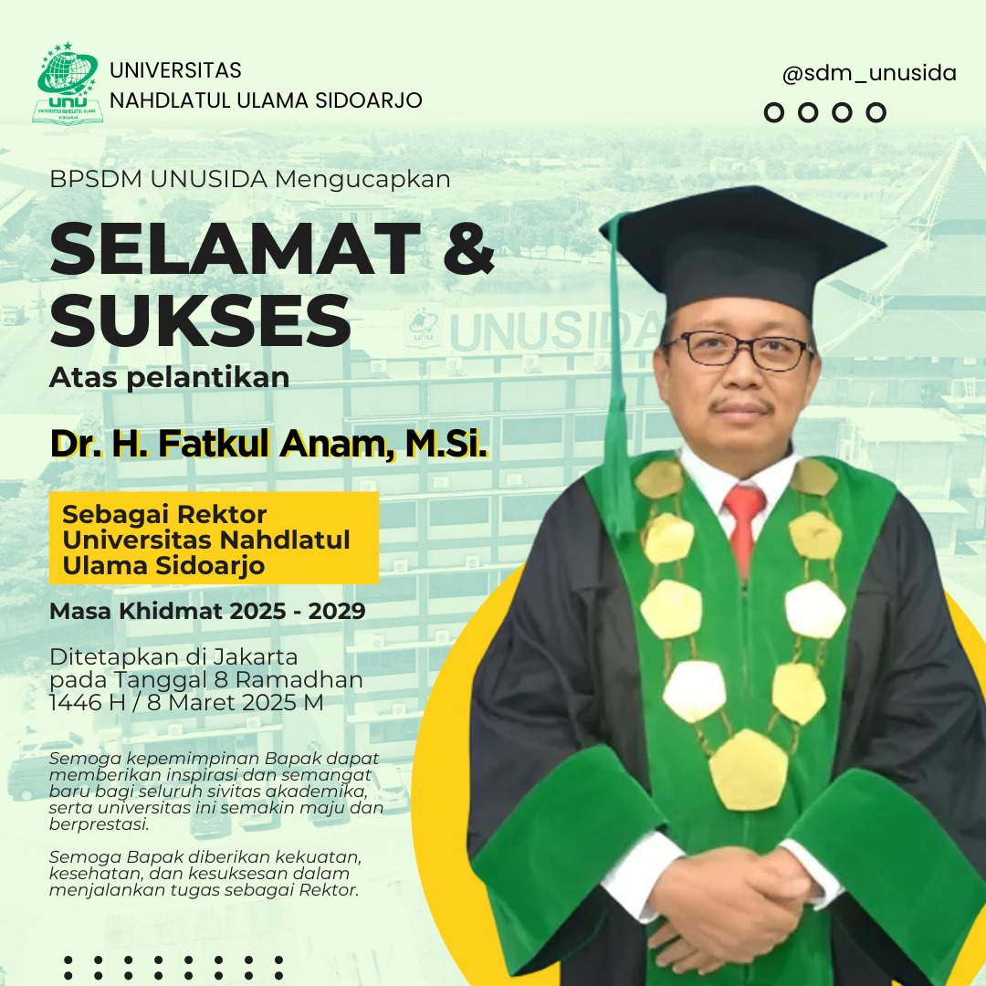 Banjir Harapan dan Dukungan, Berikut Rangkaian Ucapan Pelantikan Rektor UNUSIDA Masa Khidmat 2025–2029 17 Banjir Harapan dan Dukungan, Berikut Rangkaian Ucapan Pelantikan Rektor UNUSIDA Masa Khidmat 2025–2029 16