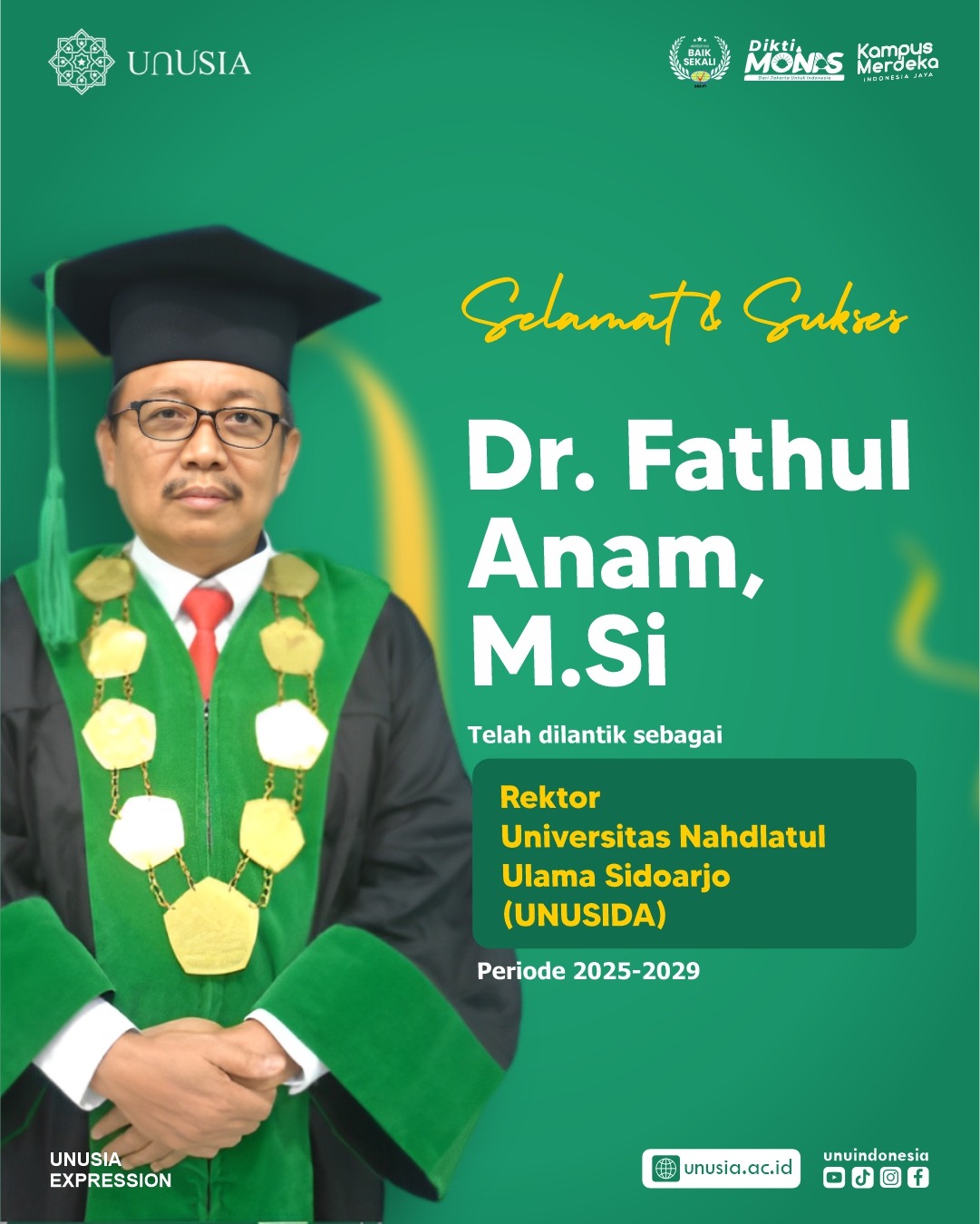 Banjir Harapan dan Dukungan, Berikut Rangkaian Ucapan Pelantikan Rektor UNUSIDA Masa Khidmat 2025–2029 14 Banjir Harapan dan Dukungan, Berikut Rangkaian Ucapan Pelantikan Rektor UNUSIDA Masa Khidmat 2025–2029 13