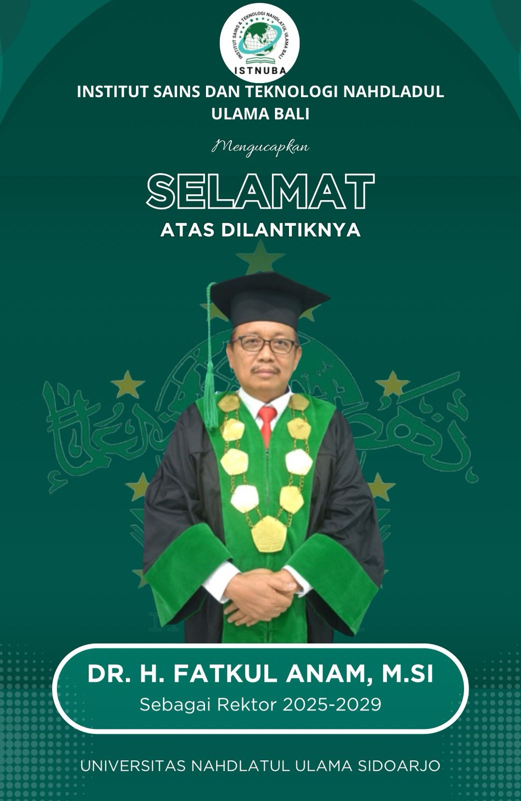 Banjir Harapan dan Dukungan, Berikut Rangkaian Ucapan Pelantikan Rektor UNUSIDA Masa Khidmat 2025–2029 7 Banjir Harapan dan Dukungan, Berikut Rangkaian Ucapan Pelantikan Rektor UNUSIDA Masa Khidmat 2025–2029 6