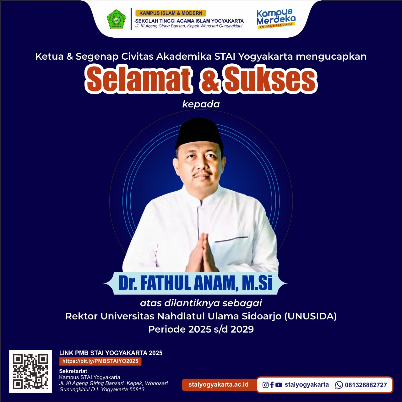 Banjir Harapan dan Dukungan, Berikut Rangkaian Ucapan Pelantikan Rektor UNUSIDA Masa Khidmat 2025–2029 6 Banjir Harapan dan Dukungan, Berikut Rangkaian Ucapan Pelantikan Rektor UNUSIDA Masa Khidmat 2025–2029 5