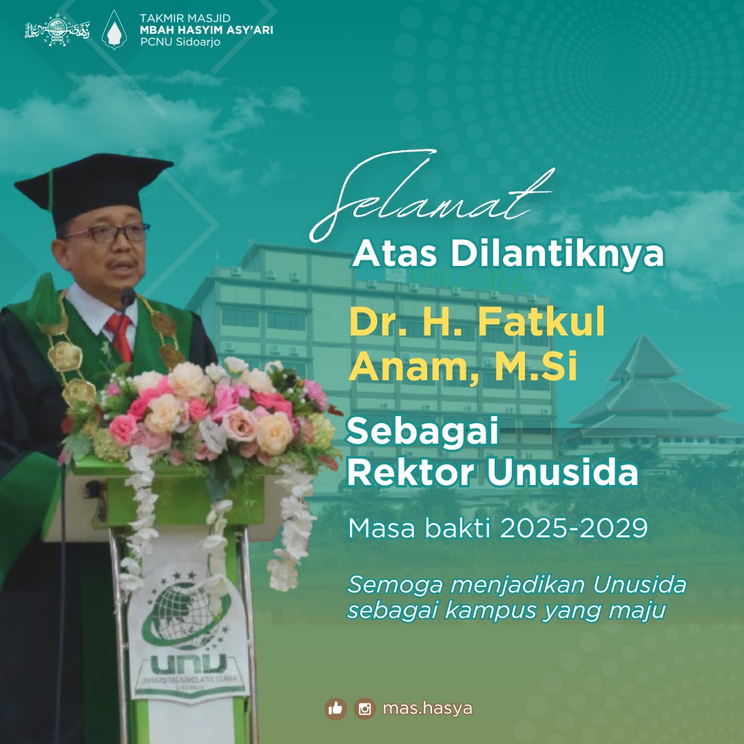 Banjir Harapan dan Dukungan, Berikut Rangkaian Ucapan Pelantikan Rektor UNUSIDA Masa Khidmat 2025–2029 4 Banjir Harapan dan Dukungan, Berikut Rangkaian Ucapan Pelantikan Rektor UNUSIDA Masa Khidmat 2025–2029 3