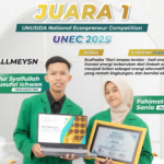 Yusuf dan Sania, Kader IPNU-IPPNU UNUSIDA Raih Juara 1 dalam Ajang UNEC 2025 (Foto: Flyer Humas UNUSIDA)