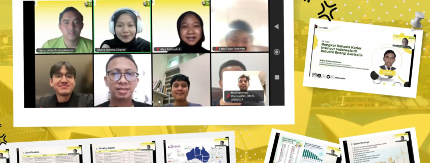 Keikutsertaan HIMA Teknik Lingkungan UNUSIDA dalam Forum Internasional ZE Talk (Foto: Istimewa)