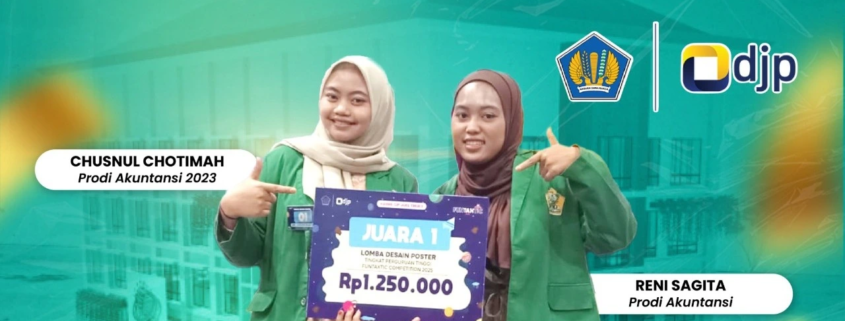 Flyer Ucapan Prestasi Juara 1 Funtaxtic 2025 (Foto: Humas UNUSIDA)