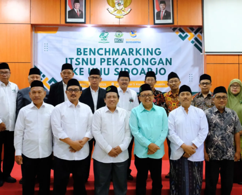 Benchmarking ITSNU Pekalongan di UNU Sidoarjo (Foto: Humas UNUSIDA)