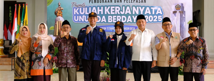 Pembukaan dan Pelepasan KKN UNUSIDA BERDAYA 2025 di Pendopo Delta Wibawa Sidoarjo (Foto: Humas UNUSIDA)