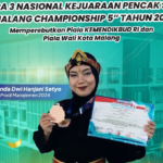 Malinda Dwi Harjani Setyo, Mahasiswi Manajemen UNUSIDA peraih Juara 3 Nasional Kejuaraan Pencak Silat “Malang Championship 5” Tahun 2025 (Foto: Istimewa)