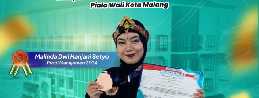 Malinda Dwi Harjani Setyo, Mahasiswi Manajemen UNUSIDA peraih Juara 3 Nasional Kejuaraan Pencak Silat “Malang Championship 5” Tahun 2025 (Foto: Istimewa)