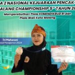 Tri Maharani, Mahasiswi Manajemen UNUSIDA Raih Juara 2 Nasional Pencak Silat "Malang Championship 5" 2025 (Foto: Humas UNUSIDA)