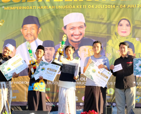 Festival Banjari Antar Pelajar Se-Jawa Timur oleh UKM Religi Nahdlatus Syubban (Foto: Humas UNUSIDA)