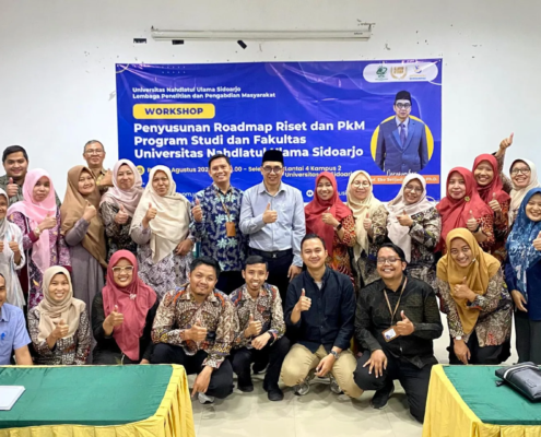 Dosen Unusida Mengikuti Workshop Penyusunan Roadmap Riset dan PKM yang diselenggarakan oleh LPPM UNUSIDA, Prof. Eko Setijadi, S.T., M.T., Ph.D. (Foto: Humas UNUSIDA)