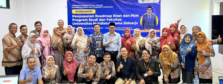 LPPM UNUSIDA Gelar Workshop Penyusunan Roadmap Riset dan PKM untuk Seluruh Dosen 3 Dosen Unusida Mengikuti Workshop Penyusunan Roadmap Riset dan PKM yang diselenggarakan oleh LPPM UNUSIDA, Prof. Eko Setijadi, S.T., M.T., Ph.D. (Foto: Humas UNUSIDA)