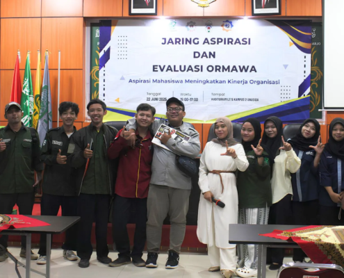 Jaring Aspirasi dan Evaluasi Ormawa Fakultas Teknik UNUSIDA (Foto: Humas UNUSIDA)