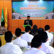 Seleksi Beasiswa UNUSIDA Puluhan Calon Mahasiswa Baru Mengikuti Seleksi Beasiswa Tahfidz, Kitab Kuning, Kader NU, dan Prestasi di UNUSIDA (Foto: Humas UNUSIDA)