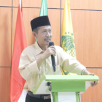 Ketua BPP UNUSIDA, KH Arly Fauzi saat menyampaikan sambutan dalam Yudisium ke-9 Fakultas Teknik UNUSIDA (Foto: Humas UNUSIDA)