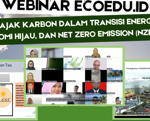 Webinar EcoEdu.id 119 ~ Pajak Karbon dalam Transisi Energi, Ekonomi Hijau, dan Net Zero Emission (NZE) 2060 (Foto: UNUSIDA/Muchammad Waziruddin)