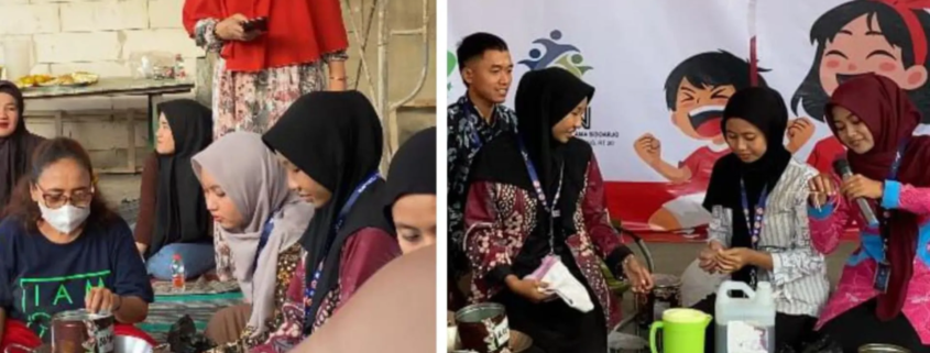 Solusi Cerdas Mahasiswa Kelompok 4 KKN UNUSIDA, Sulap Minyak Jelantah Jadi Lilin Aromaterapi 1 Kelompok 4 KKN UNUSIDA Beri Pelatihan Pengolahan Minyak Jelantah (Foto: Humas UNUSIDA)