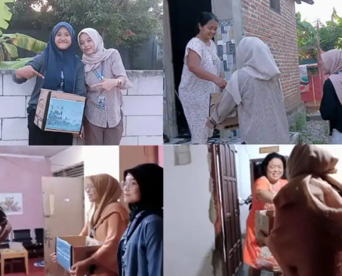 KKN Desa Binaan FE UNUSIDA Hidupkan Kembali Tradisi Jimpitan (Foto: Ainur Rokhmah)