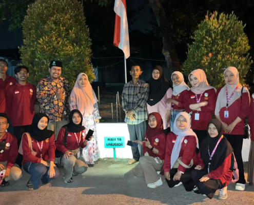 KKN 18 UNUSIDA Wujudkan Lingkungan Bersih dengan Pembuatan Biopori di Desa Waung RT 05 RW 03 (Foto: Mar'atul Husniyah)