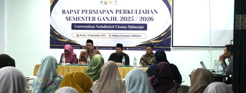 UNUSIDA Gelar Rapat Persiapan Perkuliahan Gasal Tahun Akademik 2025–2026 1 UNUSIDA Gelar Rapat Persiapan Perkuliahan Gasal Tahun Akademik 2025–2026 1
