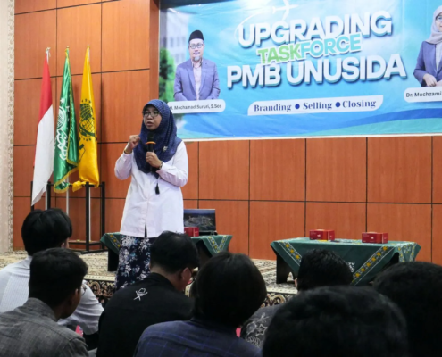 Upgrading Tim Task Force PMB UNUSIDA (Foto: Humas UNUSIDA)