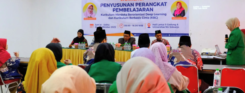 FAI UNUSIDA Gelar Workshop Penyusunan Perangkat Pembelajaran Kurikulum Merdeka Berorientasi Deep Learning dan Kurikulum Berbasis Cinta (Foto: Humas UNUSIDA)