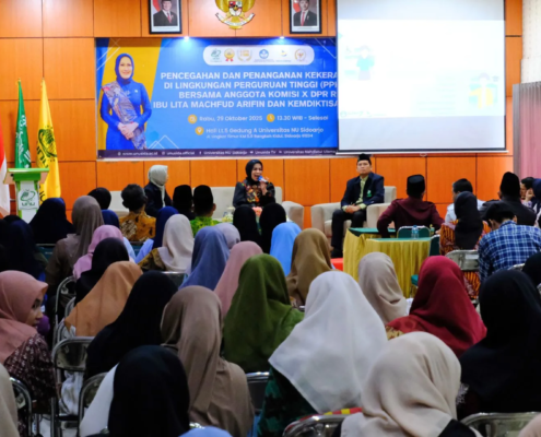 Sosialisasi PPKPT oleh Kepala LLDikti Wilayah VII Jawa Timur (Foto: Humas UNUSIDA)