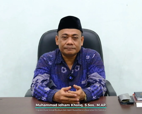 Akademisi UNUSIDA Jelaskan Polemik Trans7 dan Pesantren: Itu Salah Kaprah Interpretasi Budaya 7 Kepala Divisi Sosial Budaya dan Islam Nusantara Unusida, Muhammad Idham Kholiq, S.Sos., M.AP. (Foto: UNUSIDA TV)