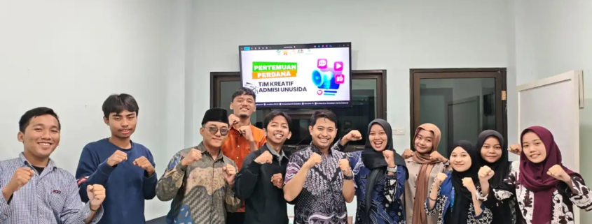 Temu Perdana Tim Kreatif Admisi UNUSIDA: Satukan Empat Bidang untuk Perkuat Citra Kampus (Foto: Humas UNUSIDA)