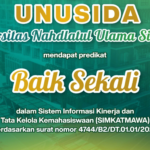 Flyer Ucapan UNUSIDA Raih Predikat Baik Sekali dalam SIMKATMAWA 2025 (Foto: Istimewa)