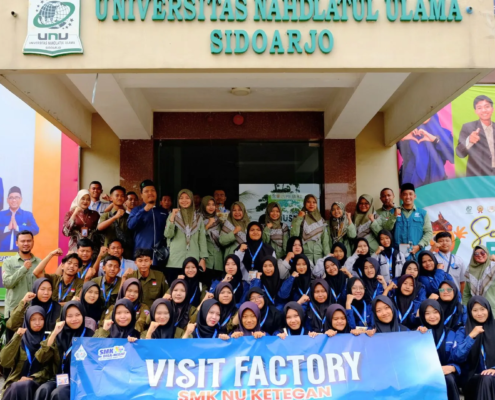 Campus Visit SMK NU Ketegan ke Kampus 2 UNUSIDA (Foto: Humas UNUSIDA)