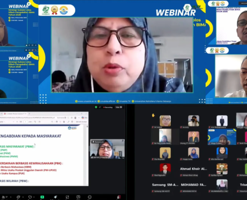 LPPM UNUSIDA dan LPT PBNU Gelar Webinar “Strategi Sukses Lolos Hibah Pengabdian BIMA 2026 (Foto: UNUSIDA TV)
