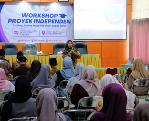 FKIP UNUSIDA Gelar Workshop Proyek Independen bagi Mahasiswa tahun akademik 2025–2026 (Foto: Humas UNUSIDA)