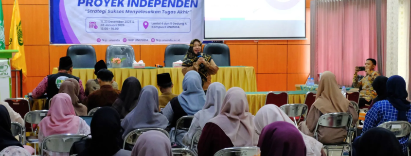 FKIP UNUSIDA Gelar Workshop Proyek Independen bagi Mahasiswa tahun akademik 2025–2026 (Foto: Humas UNUSIDA)
