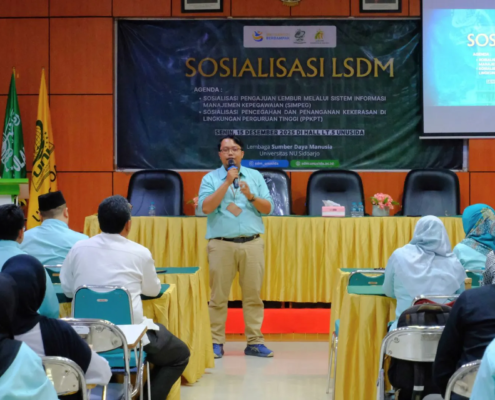 LSDM UNUSIDA Sosialisasikan Pengajuan Lembur Digital melalui SIMPEG dan PPKPT di Kampus 2 (Foto: Humas UNUSIDA)