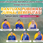 Enam Dosen UNUSIDA Raih Bantuan Publikasi Jurnal Bereputasi Tahun 2025 dari Kemdiktisaintek RI (Foto: Humas UNUSIDA)