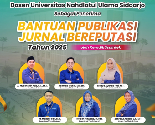 Enam Dosen UNUSIDA Raih Bantuan Publikasi Jurnal Bereputasi Tahun 2025 dari Kemdiktisaintek RI (Foto: Humas UNUSIDA)