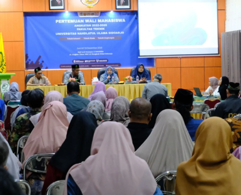 Fakultas Teknik UNUSIDA Gelar Pertemuan Wali Mahasiswa Angkatan 2022–2025 (Foto: Humas UNUSIDA)