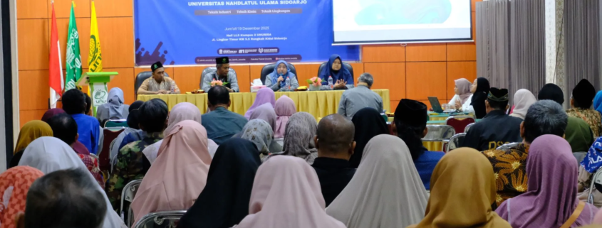 Fakultas Teknik UNUSIDA Gelar Pertemuan Wali Mahasiswa Angkatan 2022–2025 (Foto: Humas UNUSIDA)