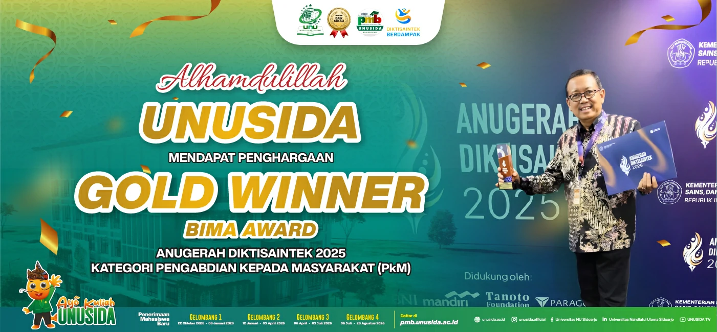 unusida raih gold winner bima award 2025