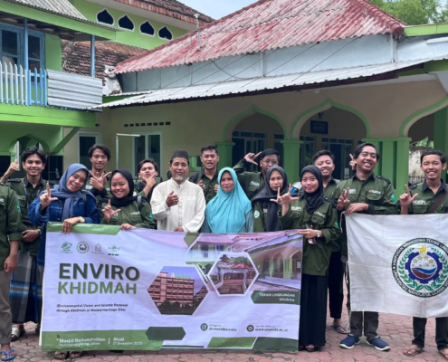 Enviro Khidmah Mahasiswa Teknik Lingkungan UNUSIDA (Foto: Muchammad Waziruddin)