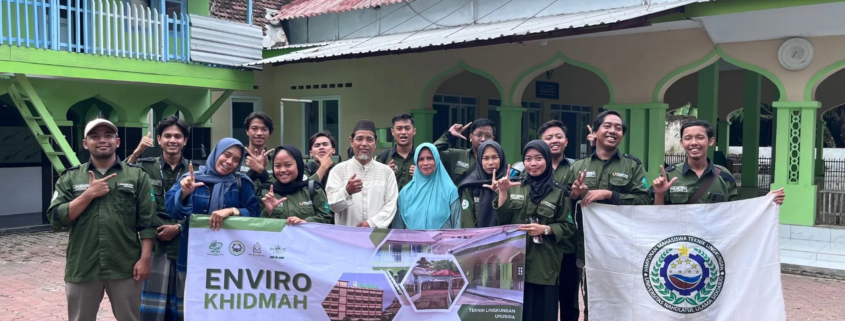 Enviro Khidmah Mahasiswa Teknik Lingkungan UNUSIDA (Foto: Muchammad Waziruddin)