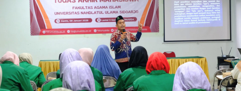 FAI UNUSIDA Bekali Mahasiswa Terkait Tugas Akhir (Foto: Humas UNUSIDA)
