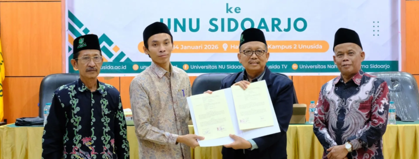 INISNU Temanggung Resmi Jalin Kerja Sama Strategis, Teken MoU dan MoA dengan UNU Sidoarjo (Foto: Humas UNUSIDA)