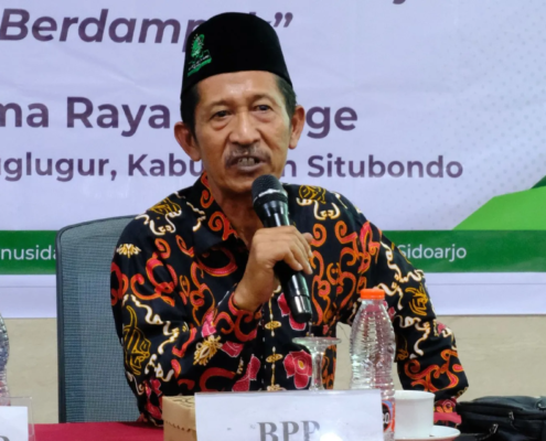 Ketua BPP UNUSIDA, Drs. H. Arli Fauzi, M.H saat menyampaikan arahan dalam Raker UNUSIDA Tahun Akademika 2025-2026 (Foto: Humas UNUSIDA)