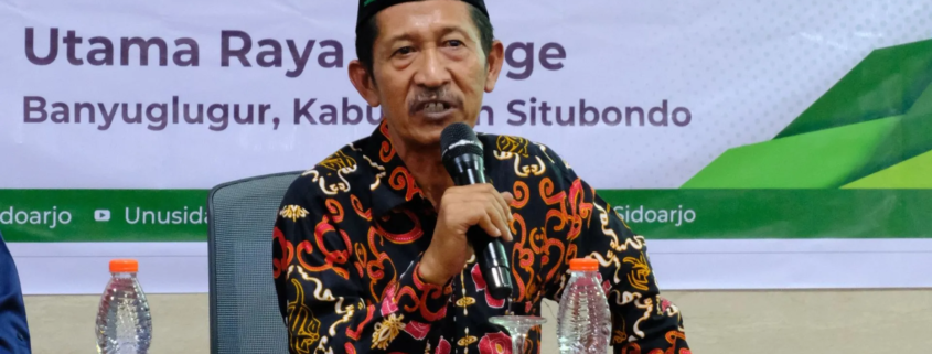 Ketua BPP UNUSIDA, Drs. H. Arli Fauzi, M.H saat menyampaikan arahan dalam Raker UNUSIDA Tahun Akademika 2025-2026 (Foto: Humas UNUSIDA)