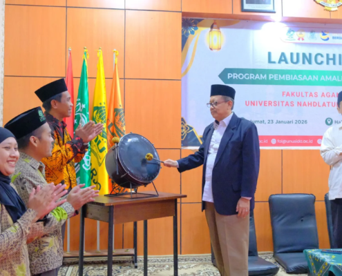 FAI UNUSIDA Launching Program Pembiasaan Amaliyah Aswaja (P2A) (Foto: Humas UNUSIDA)