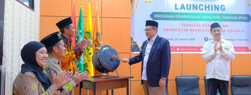 FAI UNUSIDA Launching Program Pembiasaan Amaliyah Aswaja (P2A) (Foto: Humas UNUSIDA)